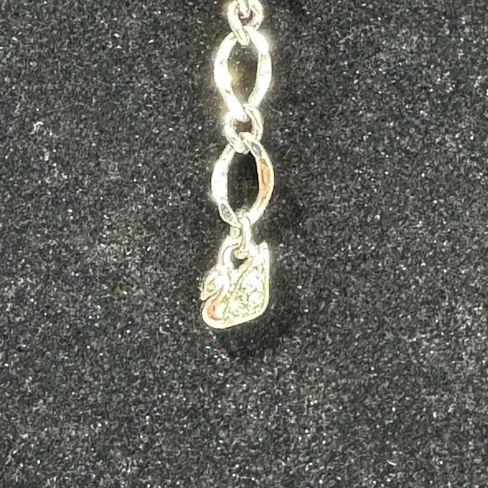 Swarovski Crystal & Faux Pearl Choker 4 Strand Necklace - Picture 2 of 6